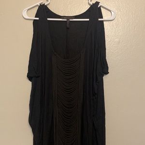 Bcbg maxazria tshirt dress black size L
